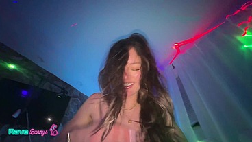 Raina Rae Turns A Neon Afterparty Into A Wild And Messy Hookup!