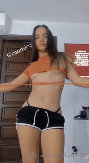 Female Onlyfans Model in Studio