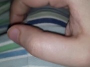Jerking Off and Rimming Through Clothes While Moaning