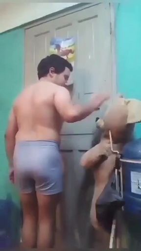 Jesus in boxer touching his penis chapter 6
