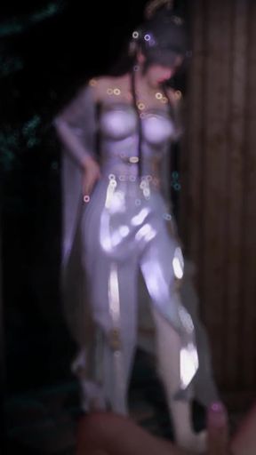 3D Hot Asian Cosplay Model Have Group Sex with Big Dicks