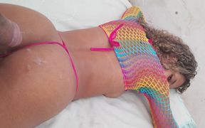 Beautiful *** Sitting with Her Perfect Ass and Making Me Cum a Lot