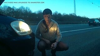 Lenda Black by the highway