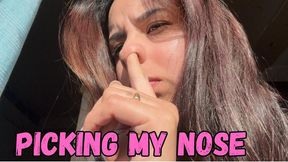 Picking my nose + In the sunlight