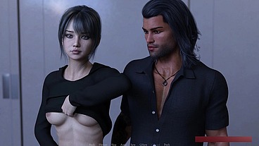 Where It All Began 2 – The loser of the dart game will have to show her breasts.