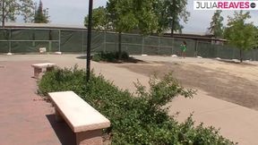 Sexy girl rides a monster cock after sucking