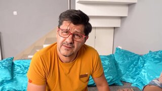 Cuckold BF watches his young GF's pussy getting pounded
