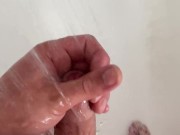 Wichsen in der Dusche