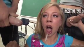 Spunk Glazed Bukkake Porn With Chastity Lynn