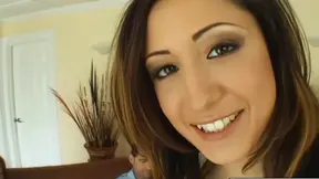 Sammy Cruz Takes Four Stiff Cocks Deep Down Her Throat