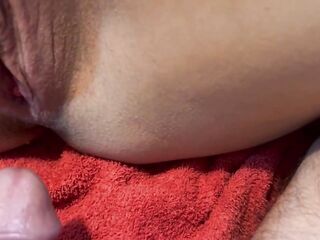 Cum on Vagina in Slow Motion
