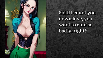 [FayGrey] [Nico robin and Ulti team up for your Good boy training] (Joi Cei Edging Sounding Bdsm Cbt Ballbustin Femdom Encouragement Polite domination)