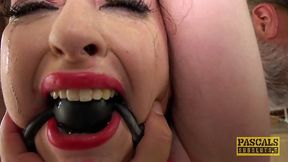 Kinky, mature brunette, Dehira likes to get tied up tight and fucked very hard, until she cums