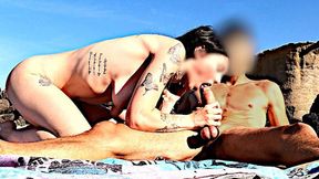 Amateur Sluts Get Caught in Public Handjob