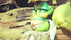 princess fiona get rammed by hulk