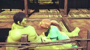 princess fiona get rammed by hulk