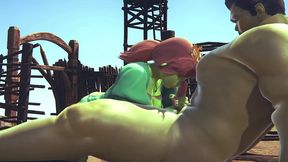 princess fiona get rammed by hulk