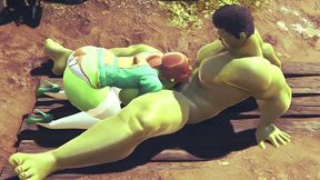 princess fiona get rammed by hulk