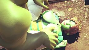 princess fiona get rammed by hulk