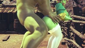 princess fiona get rammed by hulk
