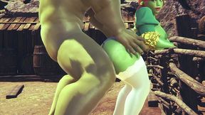 princess fiona get rammed by hulk