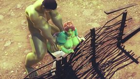 princess fiona get rammed by hulk