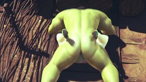 princess fiona get rammed by hulk