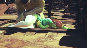 princess fiona get rammed by hulk