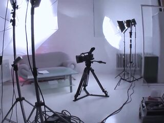 Hawt and excited darksome haired whore masturbates