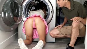 ”Curvy booty teen stepsis Dakota Tyler was so sexy & liked stupid bets”