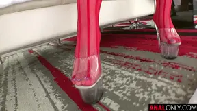Lola Valentine's tight cheeks takes a big dick