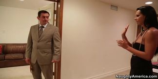 Getting Caught Masturbating At Work Helps Laly Catch Cock