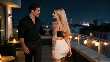 ALEXA -beautiful young tattooed blonde fucks with stranger without mercy, porn in Spanish. audio in Latin Spanish - AI PORN