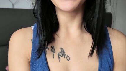 Slutty wife makes sexy video call with a husband's friend