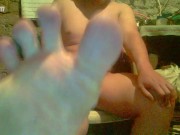 Auto sockjob and sock smell