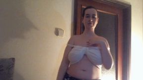 Beautiful, topless video