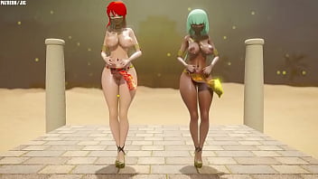 RWBY Pyrrha and Emerald Dancing (Worth It) jicjic