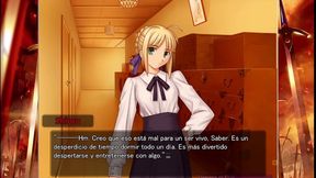 Big-Ass Anime Babe Rides Big Dick in Fate Stay Night Realta Nua Eroge Game Playthrough