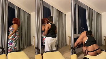 Fucking in the Bahamas Hotel Window