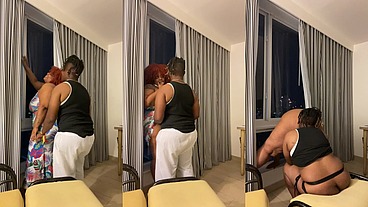 Fucking in the Bahamas Hotel Window