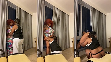 Fucking in the Bahamas Hotel Window