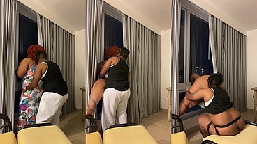 Fucking in the Bahamas Hotel Window