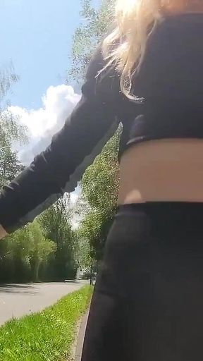 Little Doggy, Let's Go for a Walk! You Can Cum on My Feet! POV Pet Play JOI by Tranny Mean Girl