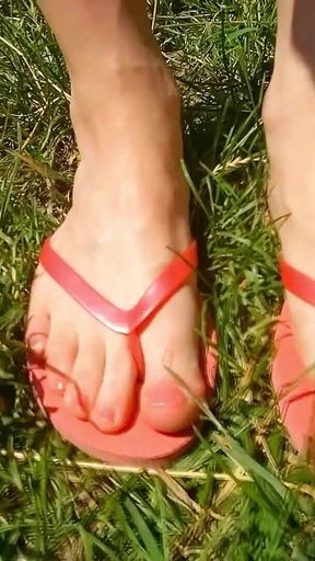 Little Doggy, Let's Go for a Walk! You Can Cum on My Feet! POV Pet Play JOI by Tranny Mean Girl