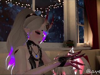 2 SHEMALE HENTAI HAVE SEX FOR ONE BEAUTY FOR CHRISTMAS ON VRCHAT !