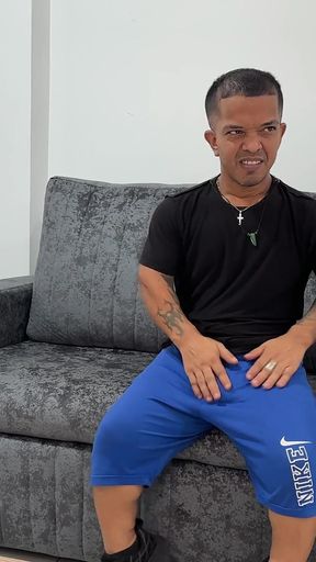 Watching My Little Best Friend Masturbate Made Me so Horny That I Rode Wildly on His Rich Cock.