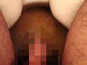 Hairy Japanese men pee Uncircumcised so two way.
