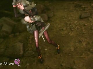 Intensive Fuckfest with Goblins: Slender, Curvy Wench Passionately Drilled and Drenched in Cum