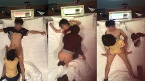 【素人】普段は大人しめの大◯生彼女はhになると喘ぎ声だけは大きなる。