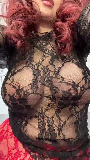 Needy Goth GF craves cock in choker and leather boots